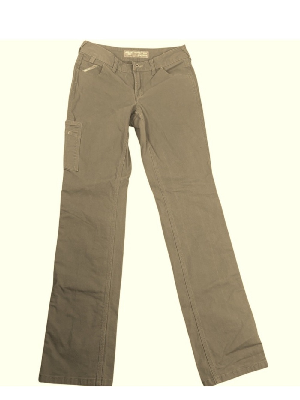 Ariat Brown Cargo Work Pants with Utility Pocket - Picture 12 of 16